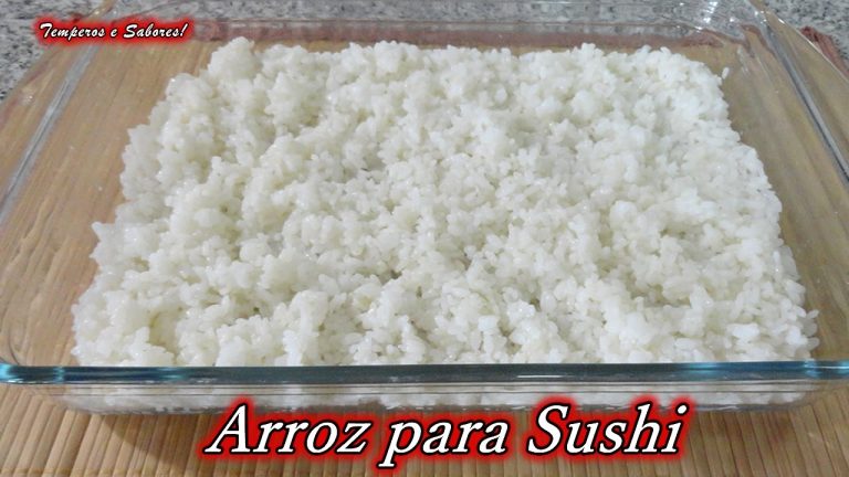 Receta de Arroz para sushi casero