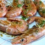 Receta de C&oacute;ctel de langostinos con naranja