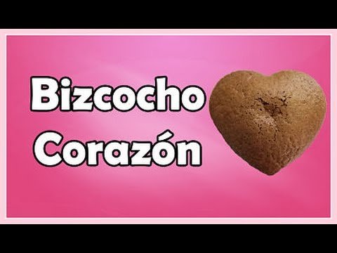Receta de Bizcocho con forma de corazón