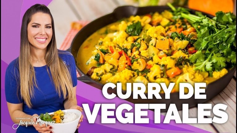 Receta de Verduras al curry con legumbres