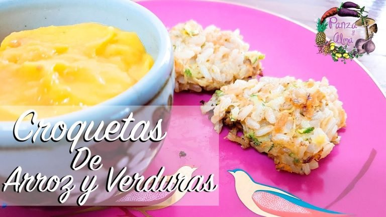 Receta de Croquetas de arroz con verduras
