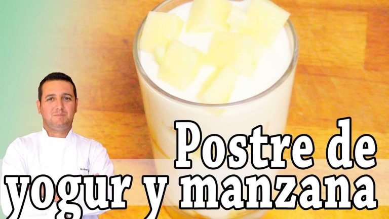 Receta de Postre de manzana con yogur