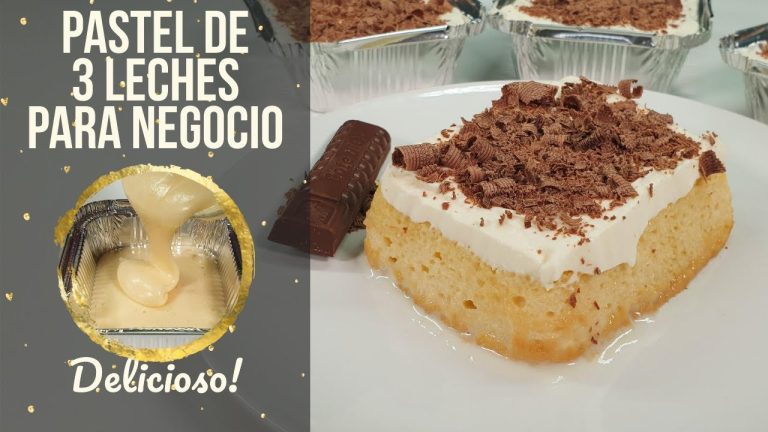 Receta de Torta tres leches colombiana