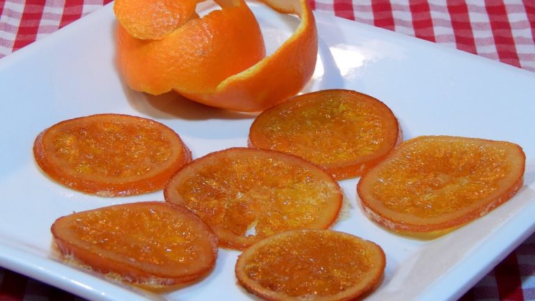 Receta de Naranja confitada