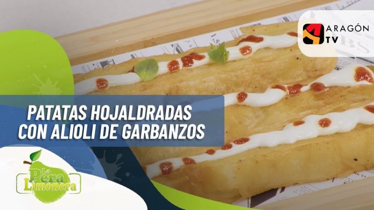 Receta de Patatas al horno con salsa de garbanzos