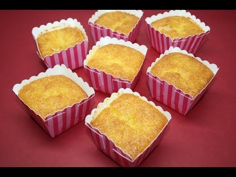 Receta de Magdalenas de naranja sin huevo