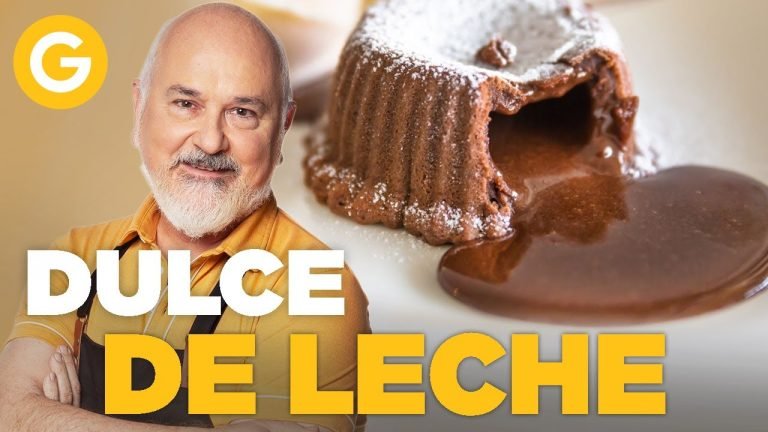 Receta de Volcán de dulce de leche