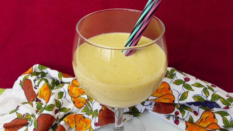 Batido de plátano y cúrcuma