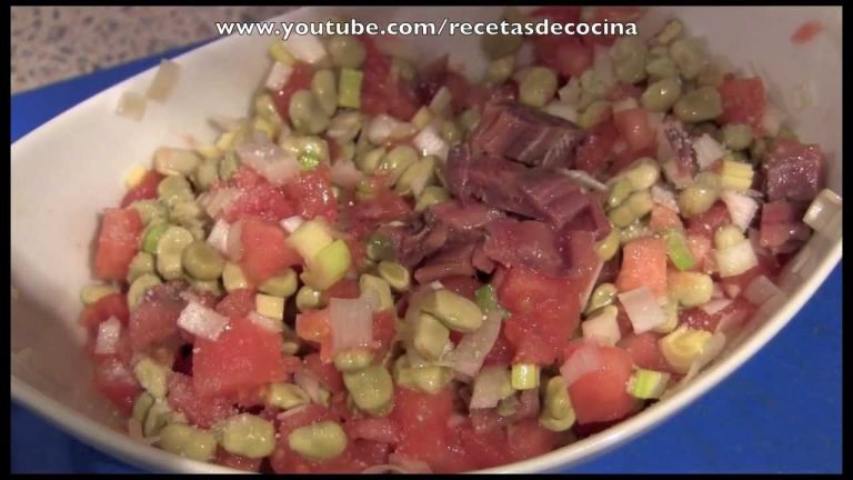 Receta de Ensalada de habas tiernas