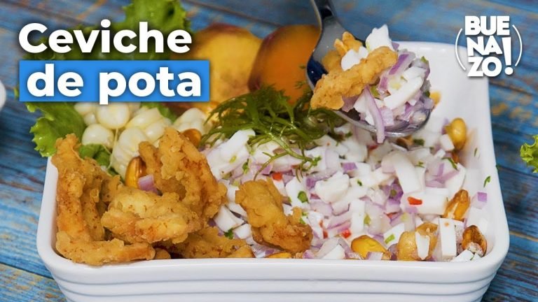 Receta de Ceviche de pota