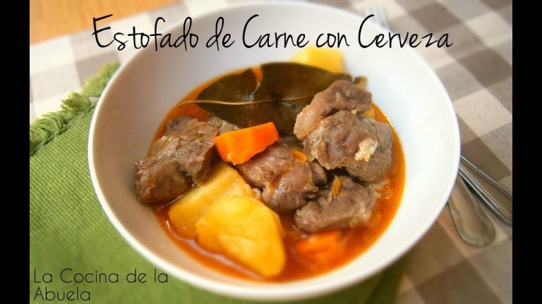 Receta de Guisado de ternera con cerveza