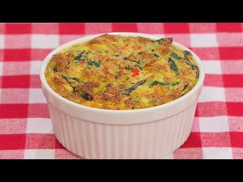 Receta de Soufflé de acelga y pollo