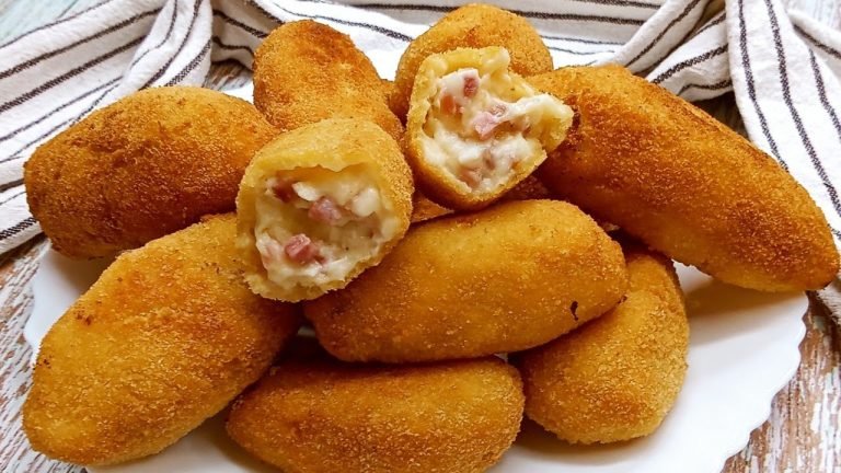 Receta de Croquetas de jamón y huevo