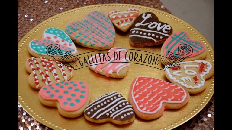 Receta de galletas de corazon