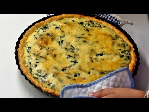 Receta de Quiche de bacon y espinacas