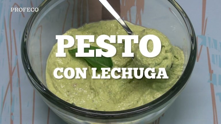 Receta de Pesto de lechuga