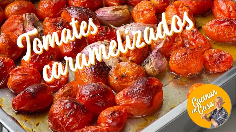 Receta de Tomates cherry caramelizados