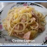 Receta de Espaguetis al pesto f&aacute;cil