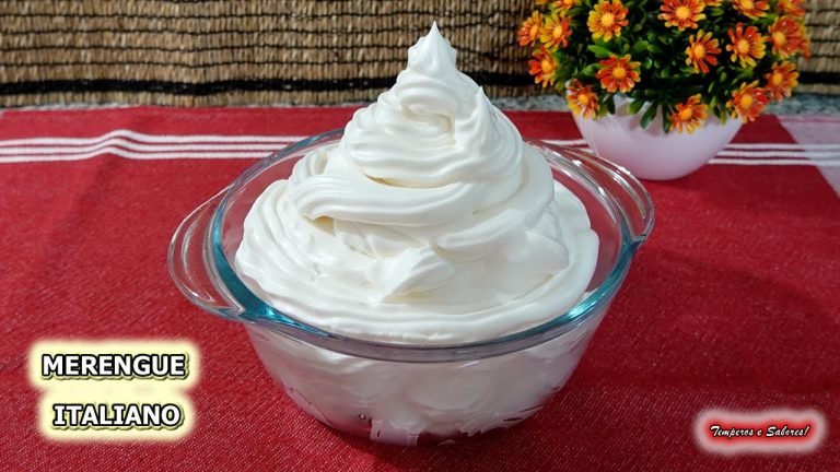 Receta de Merengue italiano