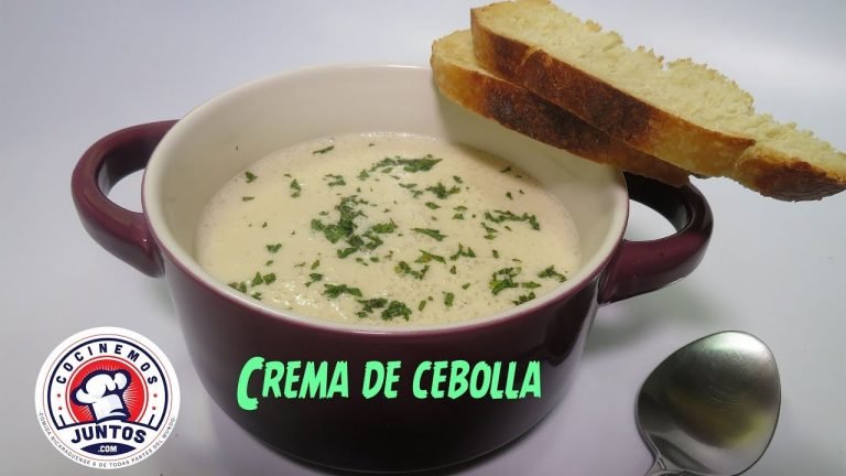Receta de Sopa crema de cebollas