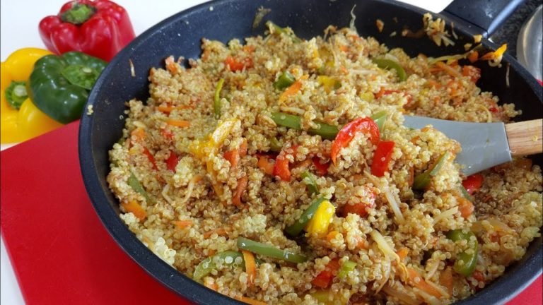Receta de Quinoa con verduras salteadas