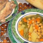 Receta de Guiso de vainas con calamar