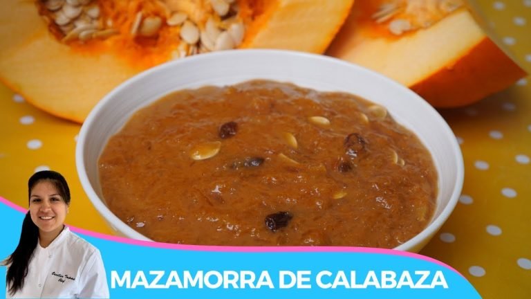 Receta de Mazamorra de calabaza