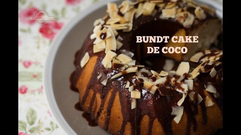 Receta de Bundt cake de coco