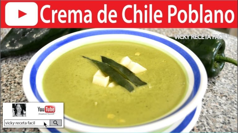 ▷ Receta de Crema de chile poblano | Actualizado mayo 2023