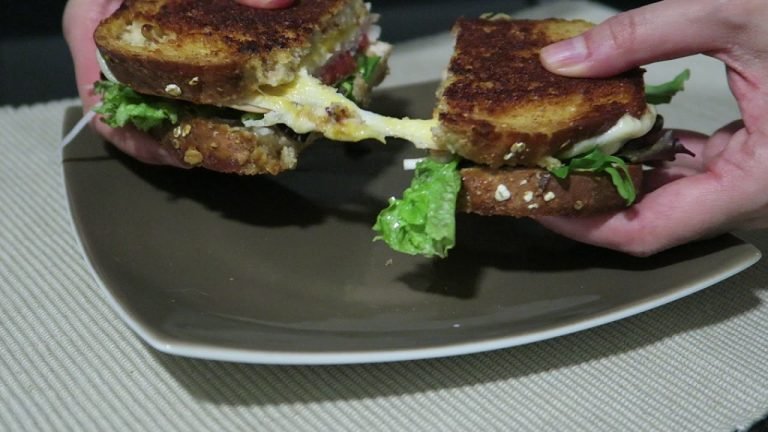 Receta de Sándwich de pavo y queso