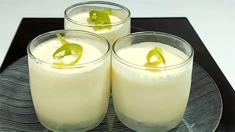 Receta de Postre de tres leches con limón