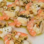 Receta de filete de pescado relleno de mariscos en salsa de queso 20 Receta de filete de pescado relleno de mariscos en salsa de queso
