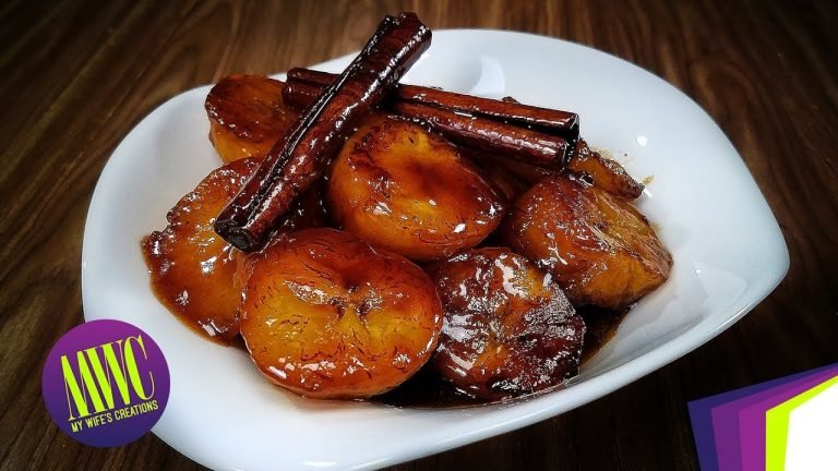 Receta de Platanos maduros al caldero