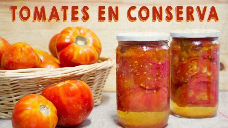 Receta de Tomates en conserva