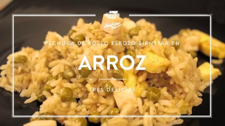 Receta de Arroz tres delicias con pollo