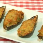 Receta de Camarones con tocino y queso