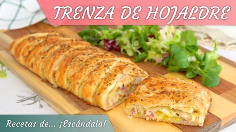 Receta de Hojaldre de puerros con jamon