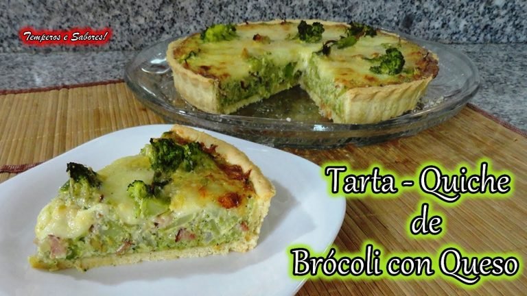 Receta de Quiche de brócoli y queso