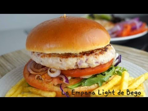 Receta de Hamburguesa light de pollo