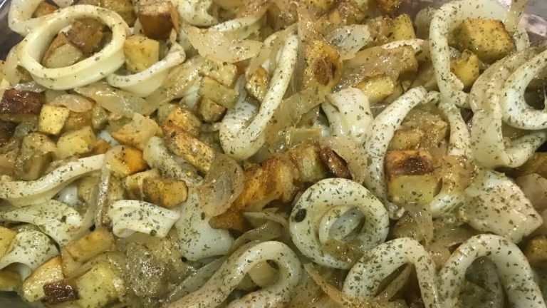 Receta de Calamaretis a la lyonesa