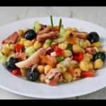 Receta de Ensalada de aguacate con pepino y tomate