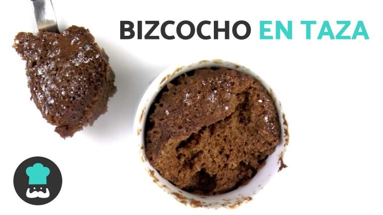 Receta de Bizcocho de chocolate a la taza en microondas