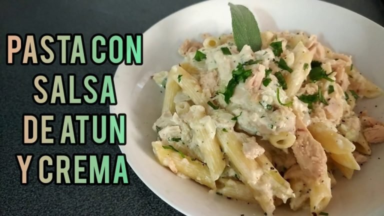 Receta de Macarrones con atún a la crema