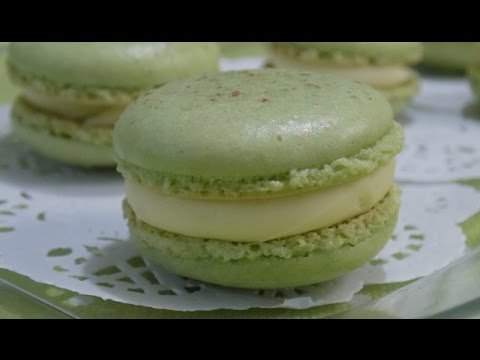 Receta de Macarons de té matcha