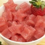 Receta de Peras con salsa de fresa