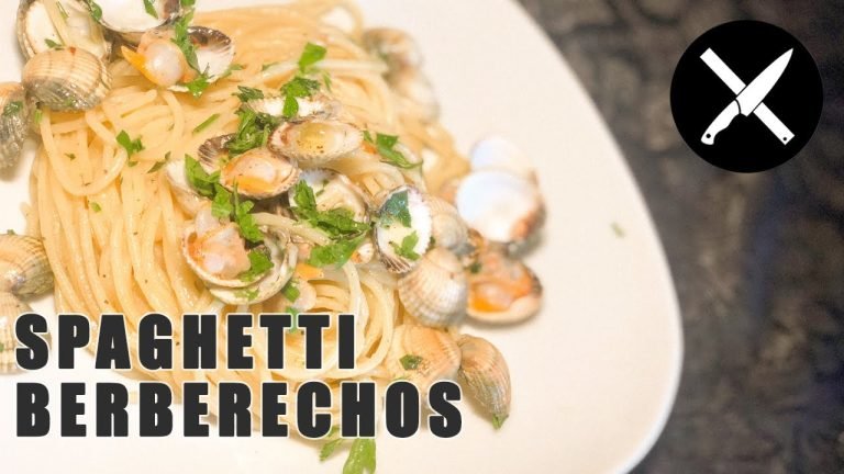 Receta de Tallarines con salsa y berberechos