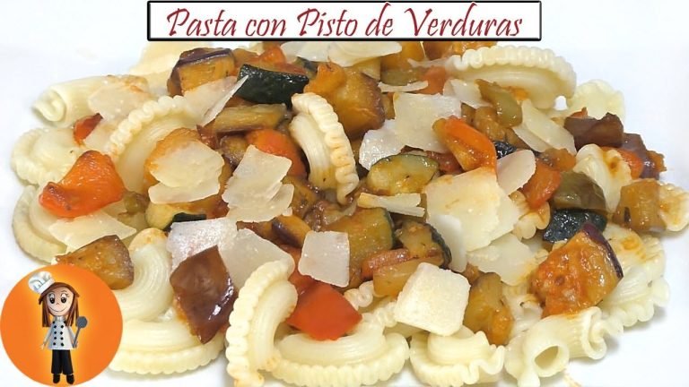 Receta de Pasta con pisto de verduras