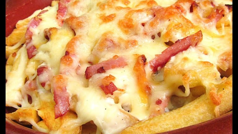 Receta de Patatas con bacon y queso estilo Fosters Hollywood