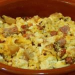Receta de Tortilla de patatas con cebolla y puerro