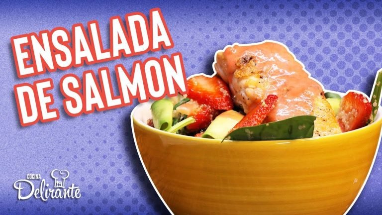 Receta de Ensalada de salmón fresco con frutas